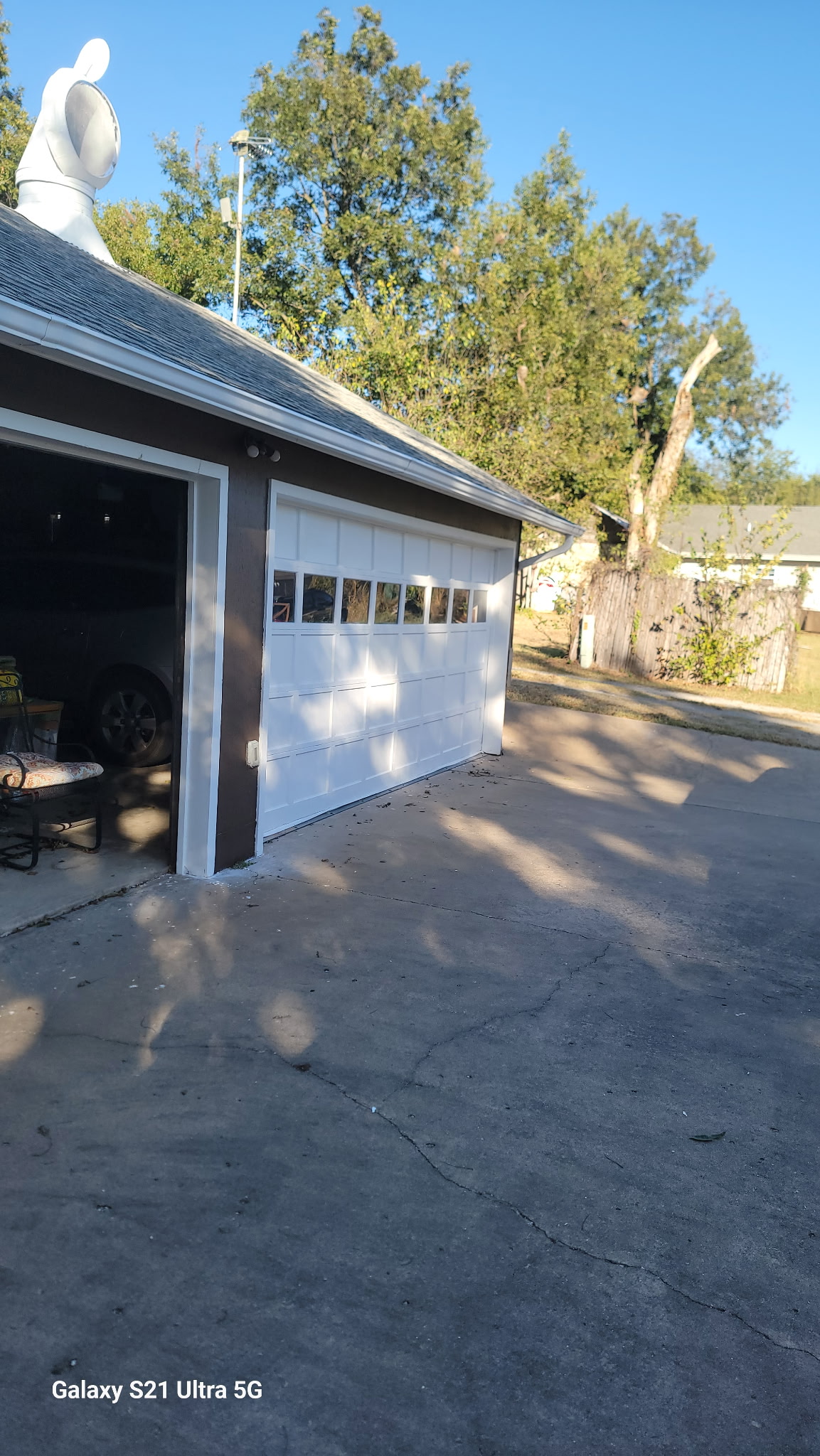 Garage doors after painting Stillwater OK