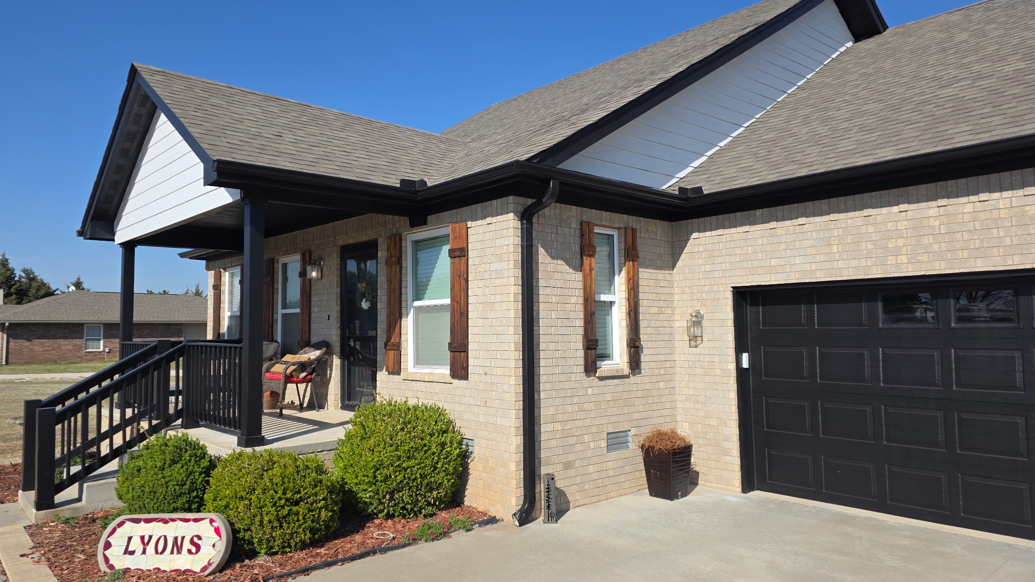Completed exterior painting project by Dawgone Custom Painting
